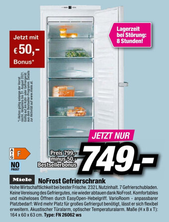 Red Zac NoFrost Gefrierschrank FN 26062 ws Angebot