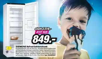 Red Zac Siemens NoFrost Gefrierschrank GS58NDWDP Angebot