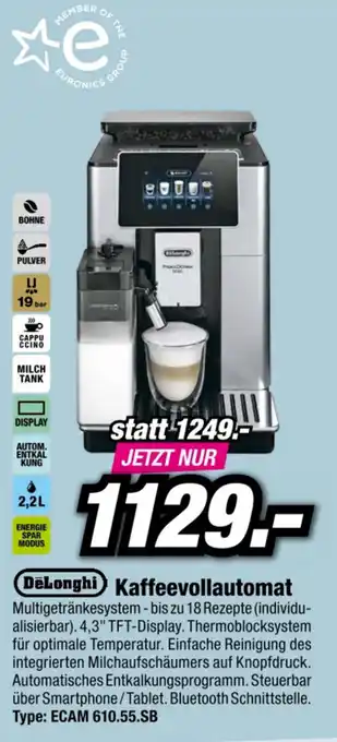 Red Zac Kaffeevollautomat ECAM 610.55.SB Angebot
