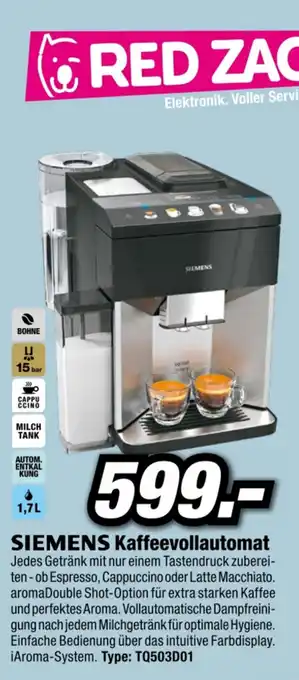 Red Zac Siemens Kaffeevollautomat T0503D01 Angebot