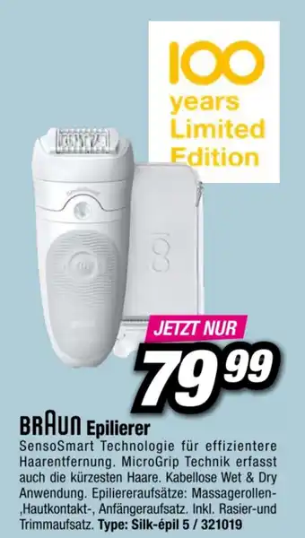 Red Zac Braun Epilierer Silk-épil 5/ 321019 Angebot