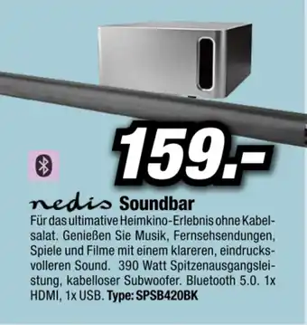 Red Zac Nedis Soundbar SPSB420BK Angebot