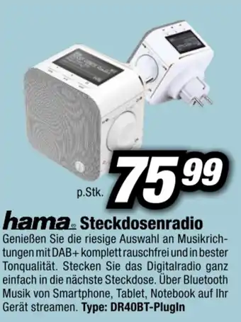 Red Zac Hama Steckdosenradio DR40BT-Plugin Angebot