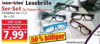 Norma inca-vision Lesebrille 5er-Set Angebot