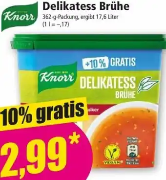 Norma Knorr Delikatess Brühe Angebot