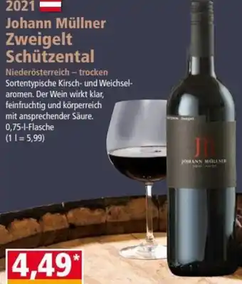 Norma 2021 Johann Müllner Zweigelt Schützental 0,75 Liter Angebot