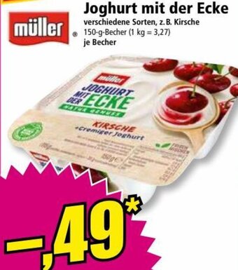 Norma Müller Joghurt mit der Ecke 150g Angebot
