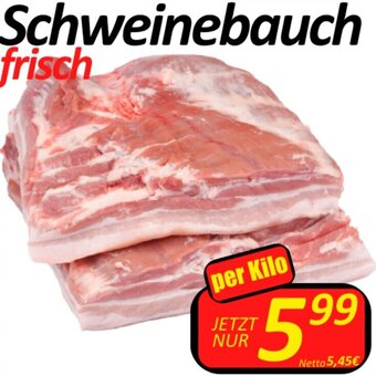 Wurstico Schweinebauch per kilo Angebot