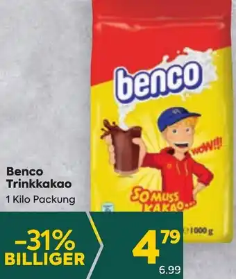 MERKUR Markt Benco Trinkkakao 1 kilo Angebot