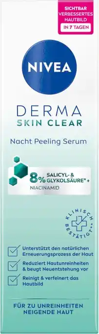 dm Derma skin clear nacht peeling serum Angebot