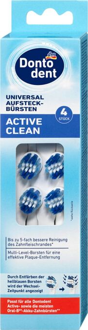 dm Aufsteckbürsten universal active clean Angebot