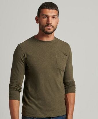 Superdry Long sleeve slub jersey top Angebot