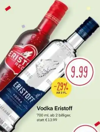 MPreis Vodka Eristoff 700ml Angebot