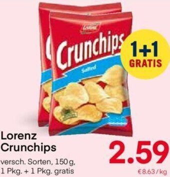 MPreis Lorenz Crunchips 150g Angebot