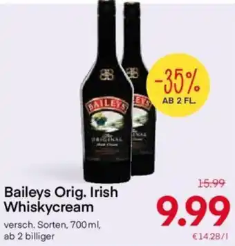 MPreis Baileys Orig. Whiskycream 700 ml Angebot