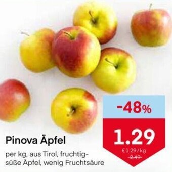 MPreis Pinova Äpfel Angebot