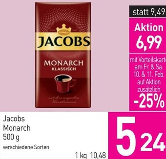 Sutterlüty Jacobs Monarch 500g Angebot