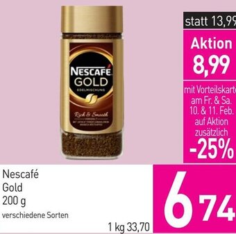 Sutterlüty Nescafé Gold 200g Angebot