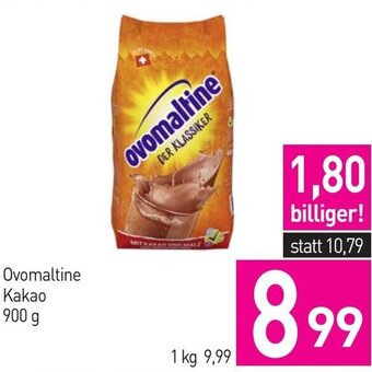 Sutterlüty Ovomaltine Kakao 900g Angebot
