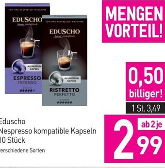Sutterlüty Eduscho Nespresso Kompatible Kapseln 10 Stk. Angebot