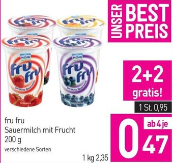 Sutterlüty fru fru Sauermilch mit Frucht 200g Angebot