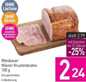 Sutterlüty Wiesbauer Wiener Krustenbraten 100 g Angebot