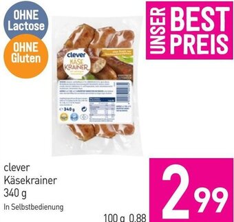 Sutterlüty clever Käsekrainer 340 g Angebot