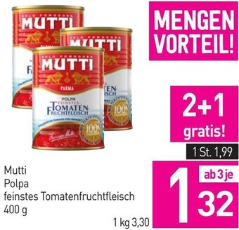Sutterlüty Mutti Polpa feinstes Tomatenfruchtfleisch 400g Angebot