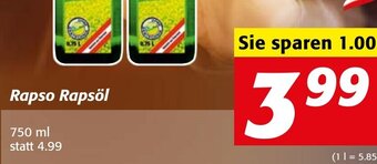Strasser Markt Rapso Rapsöl 750 ml Angebot