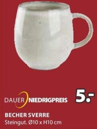JYSK Becher Sverre Ø10 x H10 cm Angebot