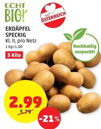 PENNY Erdäpfel Speckig 3 Kilo Angebot