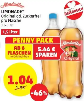 PENNY Almdudler Limonade 1,5 Liter Angebot