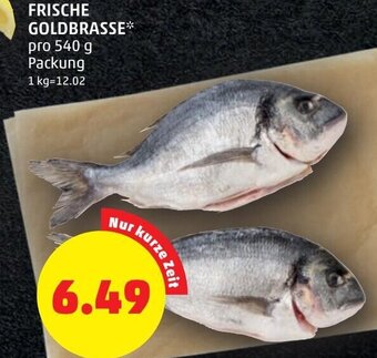 PENNY Frische Goldbrasse pro 540 g Angebot