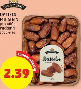PENNY Datteln mit Stein 400 g Angebot