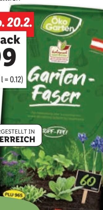 Lidl Bio gartenfaser Angebot