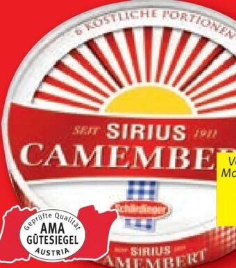 Lidl Sirius camembert Angebot