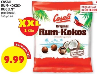 PENNY Casali Rum-Kokos-Kugeln 1 kilo Angebot