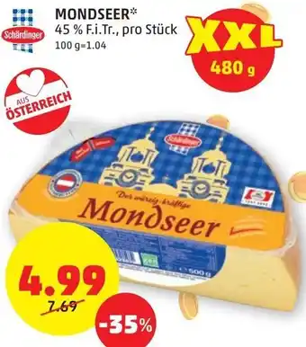 PENNY Mondseer 480 g Angebot