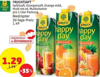 PENNY Happy Day Fruchtsaft Angebot