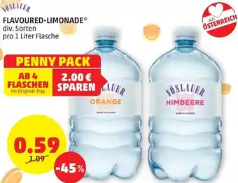 PENNY Vöslauer Flavoured-Limonade 1 Liter Angebot