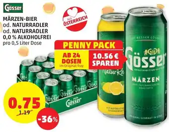 PENNY Gösser Märzen-Bier 0,5 Liter Angebot