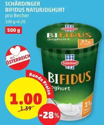 PENNY Schärdinger Bifidus Naturjoghurt 500 g Angebot