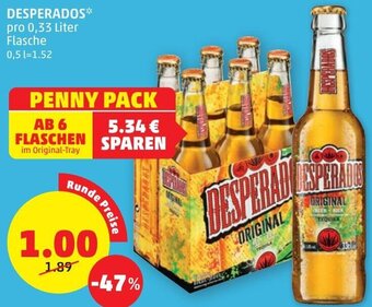 PENNY Desperados 0,33 Liter Angebot