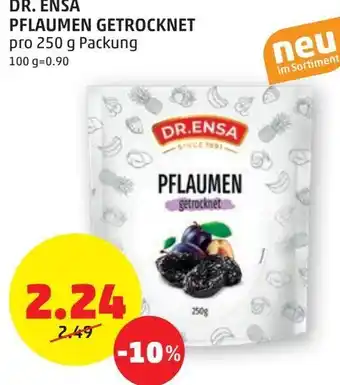 PENNY Dr. Ensa Pflaumen Getrocknet 250 g Angebot
