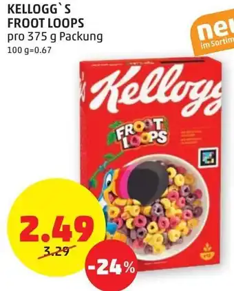 PENNY Kellogg's Froot Loops 375 g Angebot