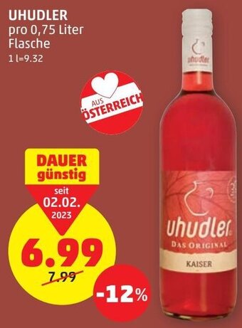 PENNY Uhudler 0,75 Liter Angebot