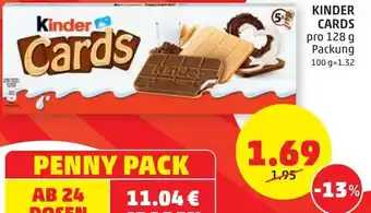 PENNY Kinder Cards 128 g Angebot