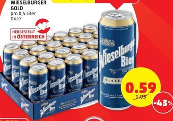 PENNY Wieselburger Gold 0,5 Liter Angebot