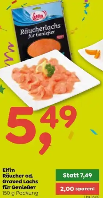 Elfin Räucher od. Graved Lachs für Genießer 150 g