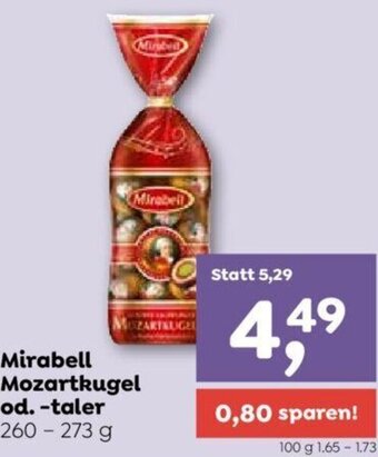 ADEG Mirabell Mozartkugel od.-Taler 260-273 g Angebot
